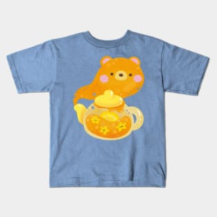 Honey Bear Genie Teapot Kids T-Shirt